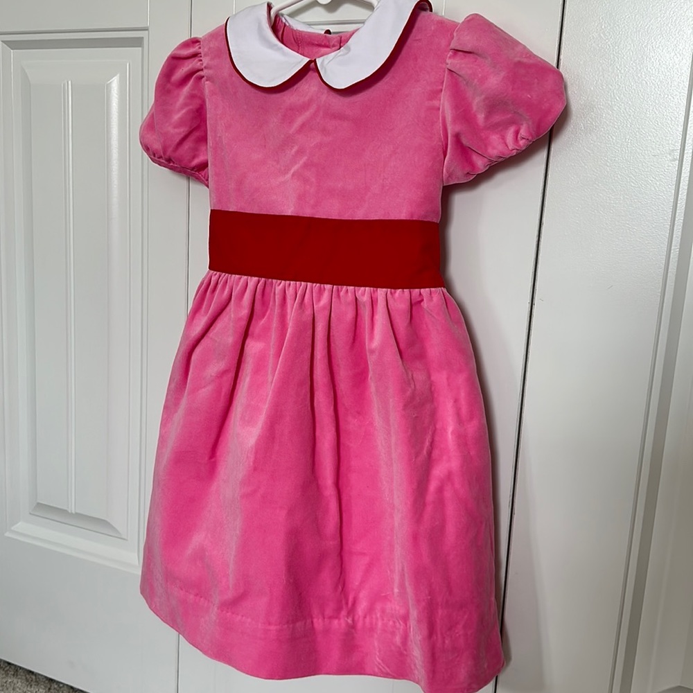 The Beaufort Bonnet Company Hot Pink Christmas Dress sz 6 MINT CONDITION!